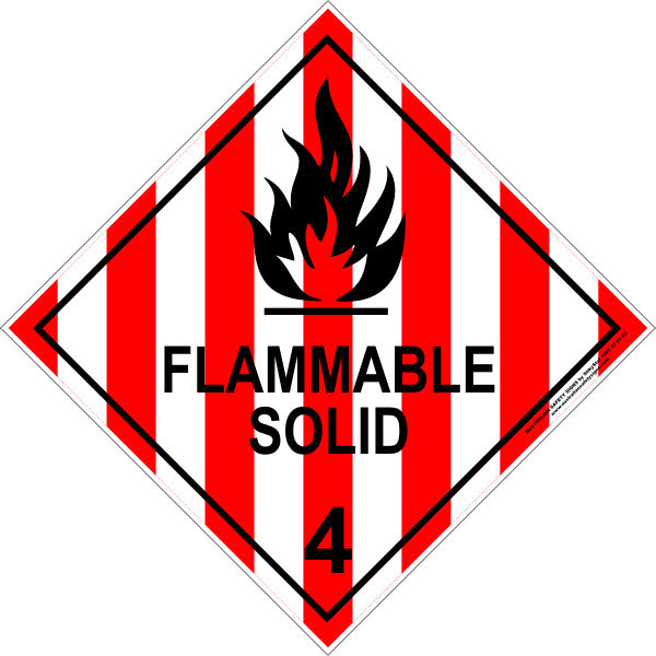 CLASS 4 - FLAMMABLE SOLID
