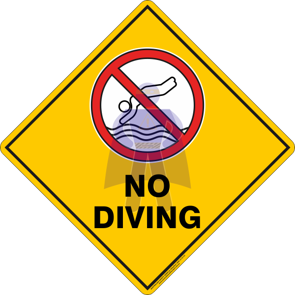 NO DIVING