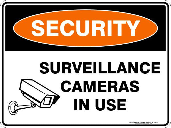 Surveillance Camera Signs