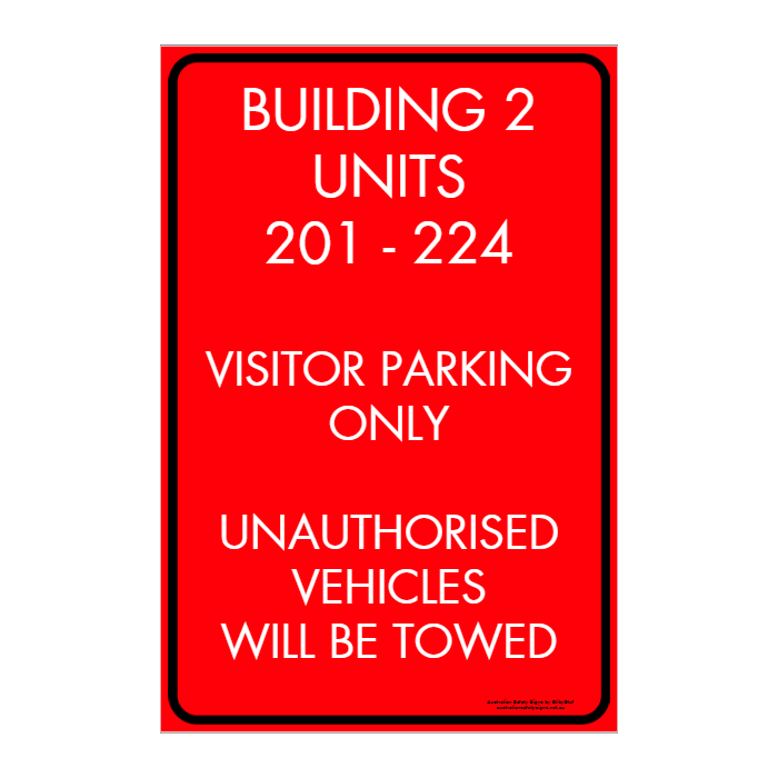 CUSTOM PARKING SIGN