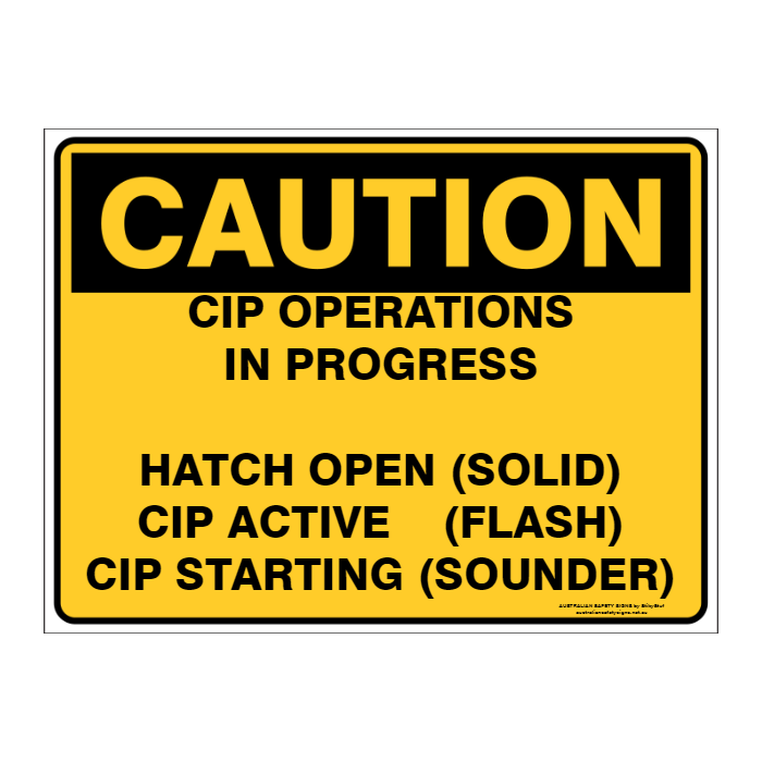 Custom Text Caution Sign
