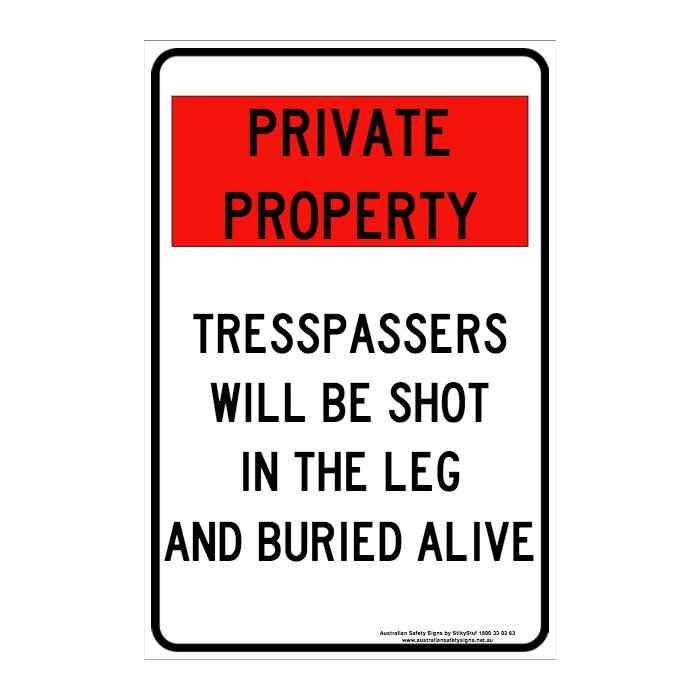 CUSTOM PARKING SIGN