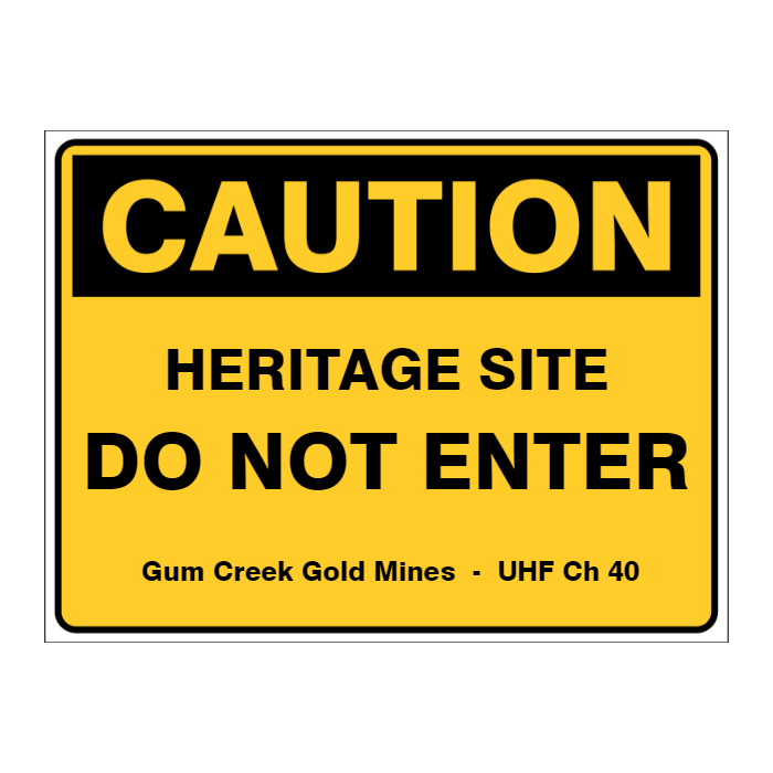 Custom Text Caution Sign