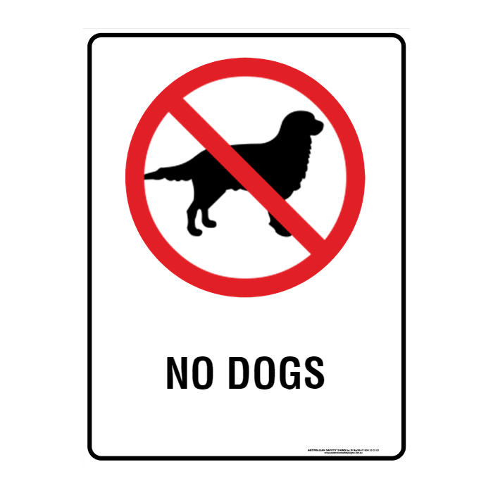 Custom Prohibition Sign - Australian Safety Signs
