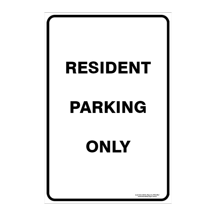 CUSTOM PARKING SIGN