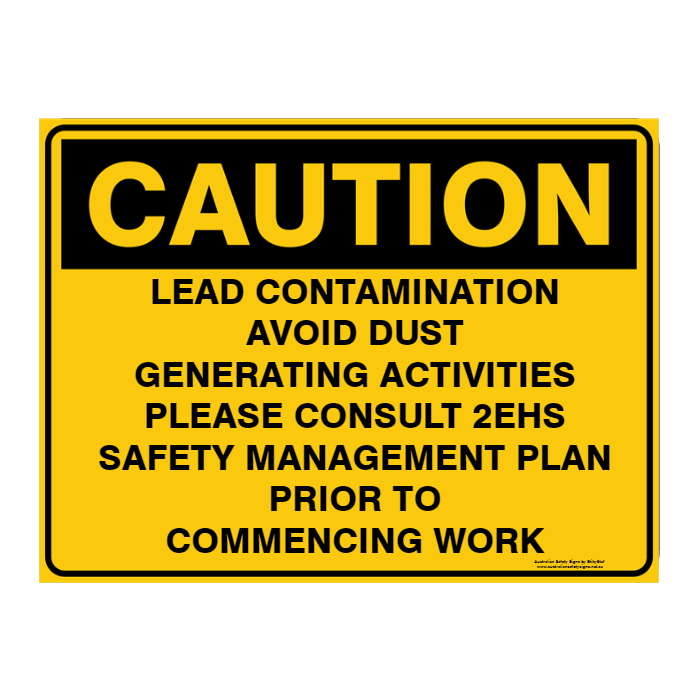 Custom Text Caution Sign