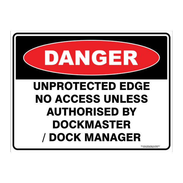 Danger Custom Text Sign Australian Safety Signs