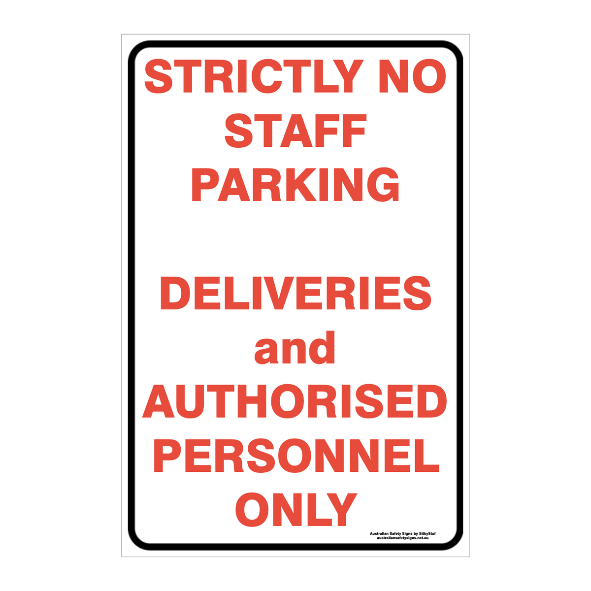 CUSTOM PARKING SIGN