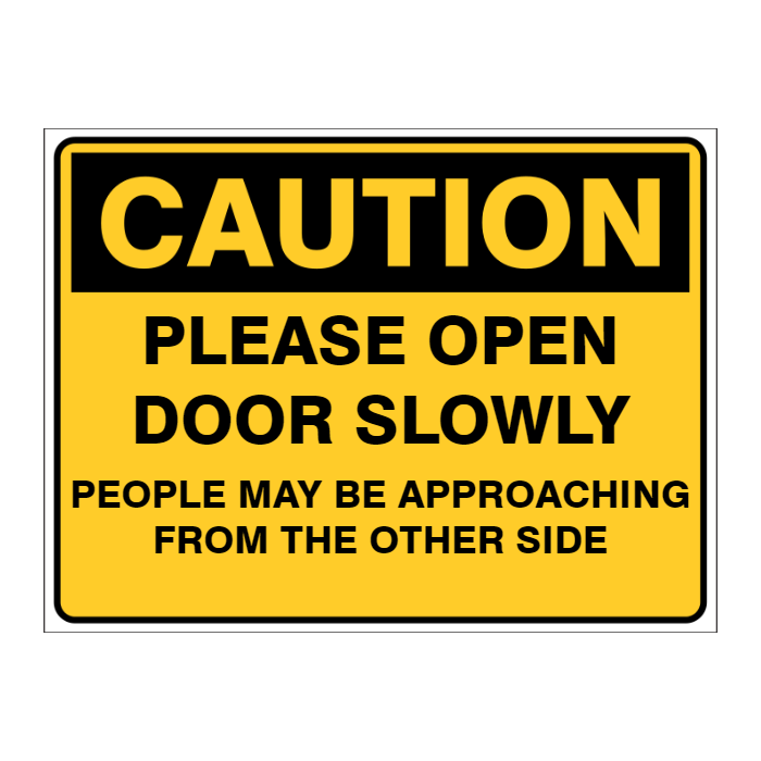 Custom Text Caution Sign