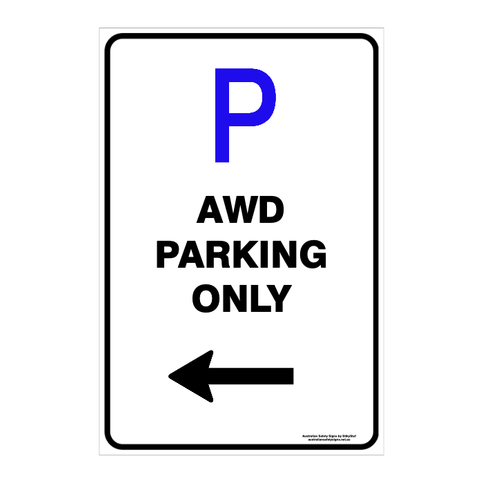CUSTOM PARKING SIGN
