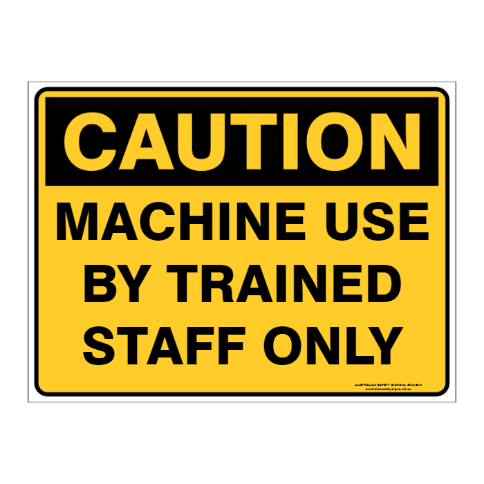 Custom Text Caution Sign