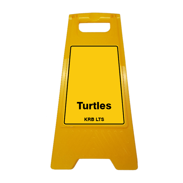 New CUSTOM Your Text Here A-Frame Floor Stand