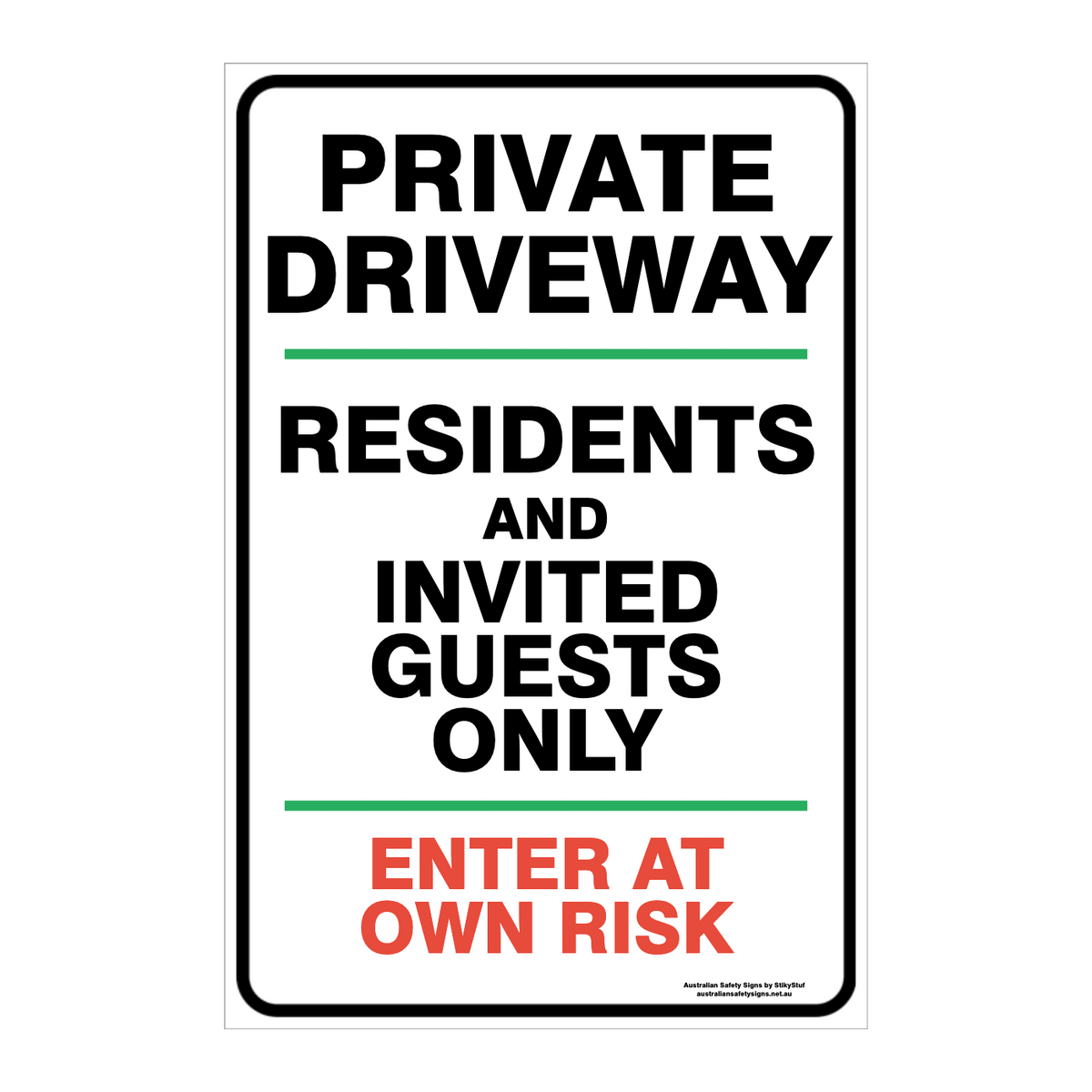 CUSTOM PARKING SIGN