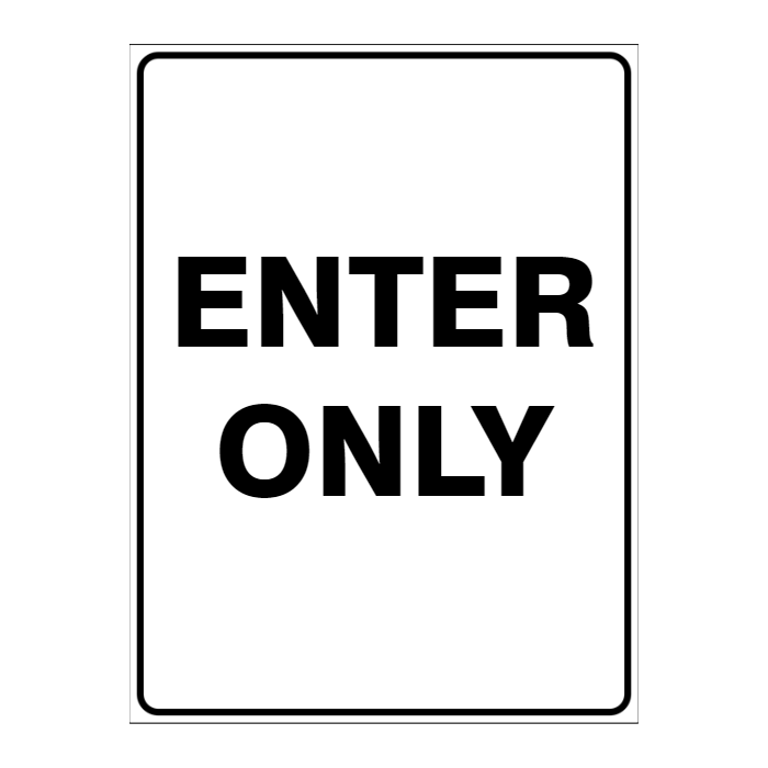 Custom Text Sign Portrait