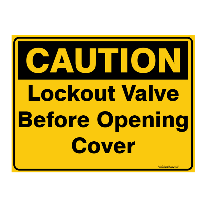 Custom Text Caution Sign