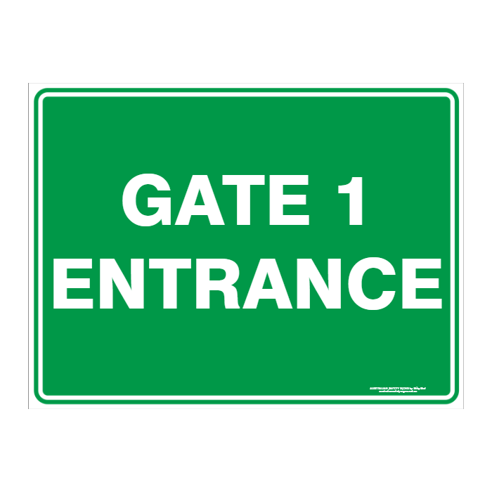 Custom Text Emergency Sign
