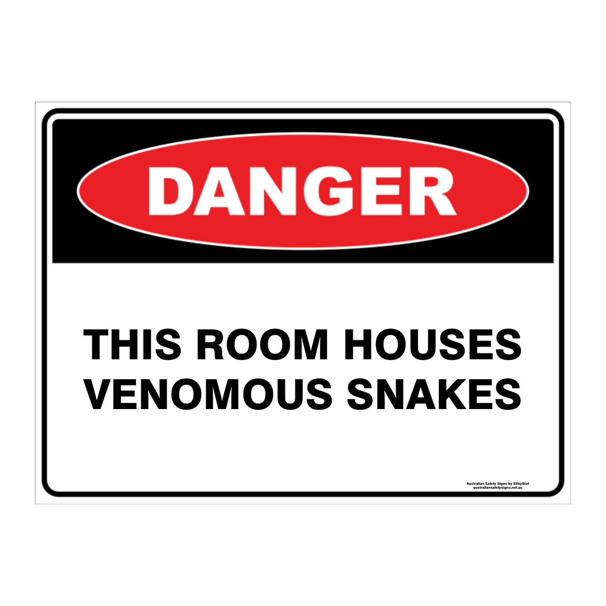 Danger Custom Text Sign
