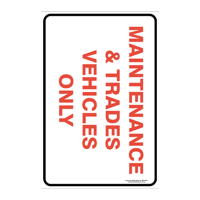 CUSTOM PARKING SIGN