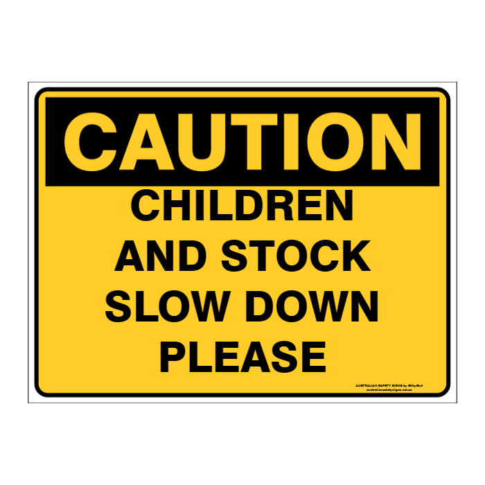 Custom Text Caution Sign
