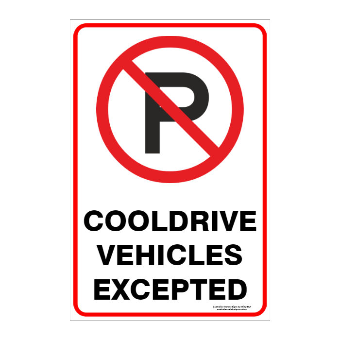 CUSTOM PARKING SIGN