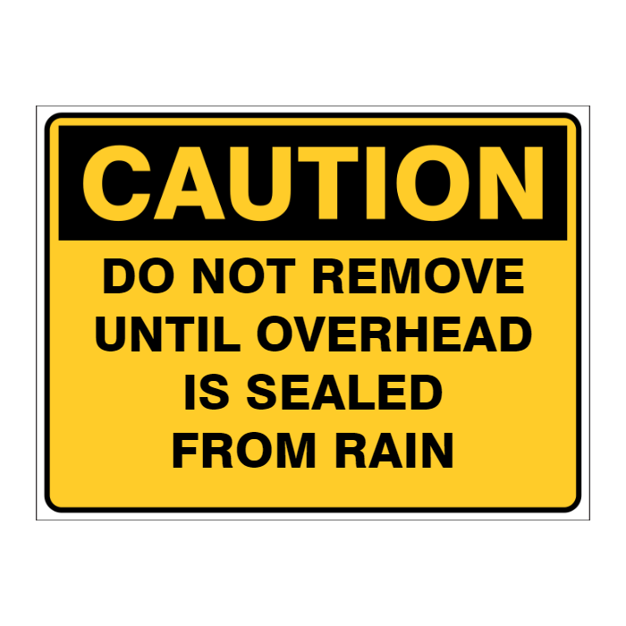 Custom Text Caution Sign