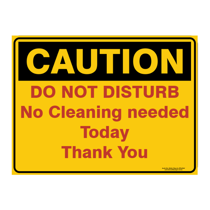 Custom Text Caution Sign