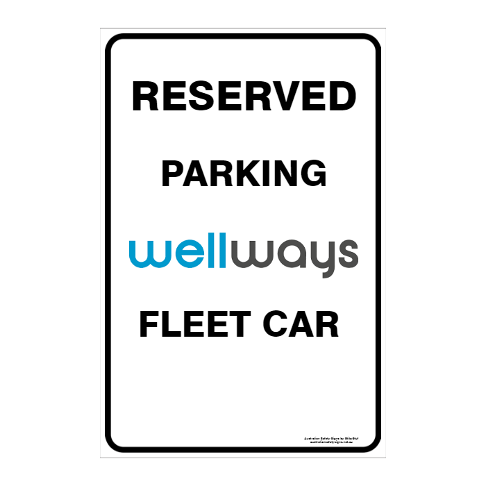 CUSTOM PARKING SIGN