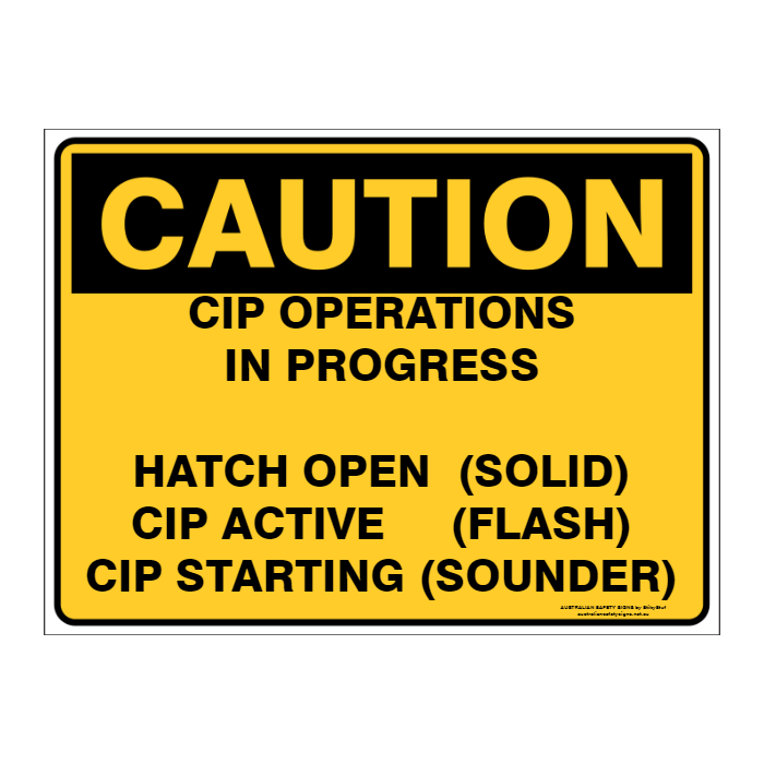 Custom Text Caution Sign