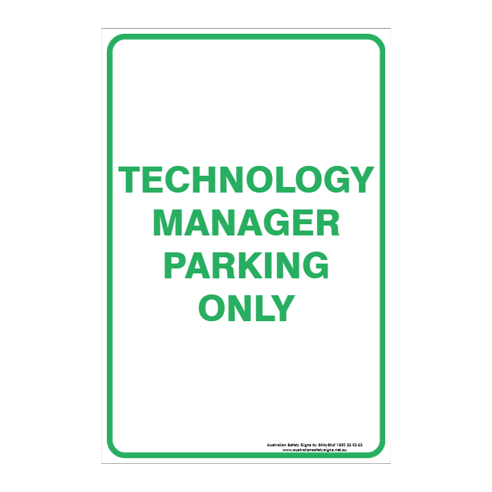 CUSTOM PARKING SIGN