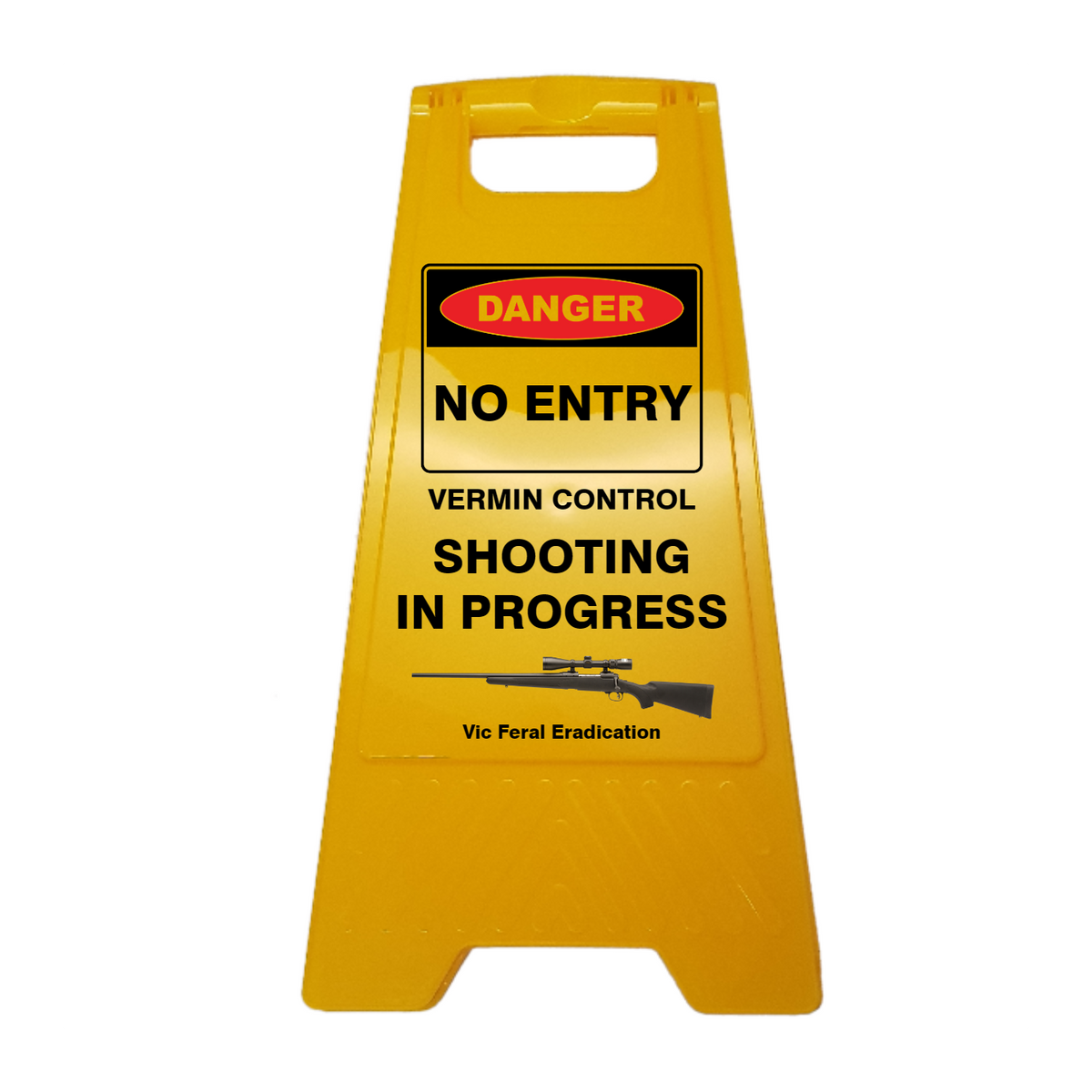 New CUSTOM Your Text Here A-Frame Floor Stand