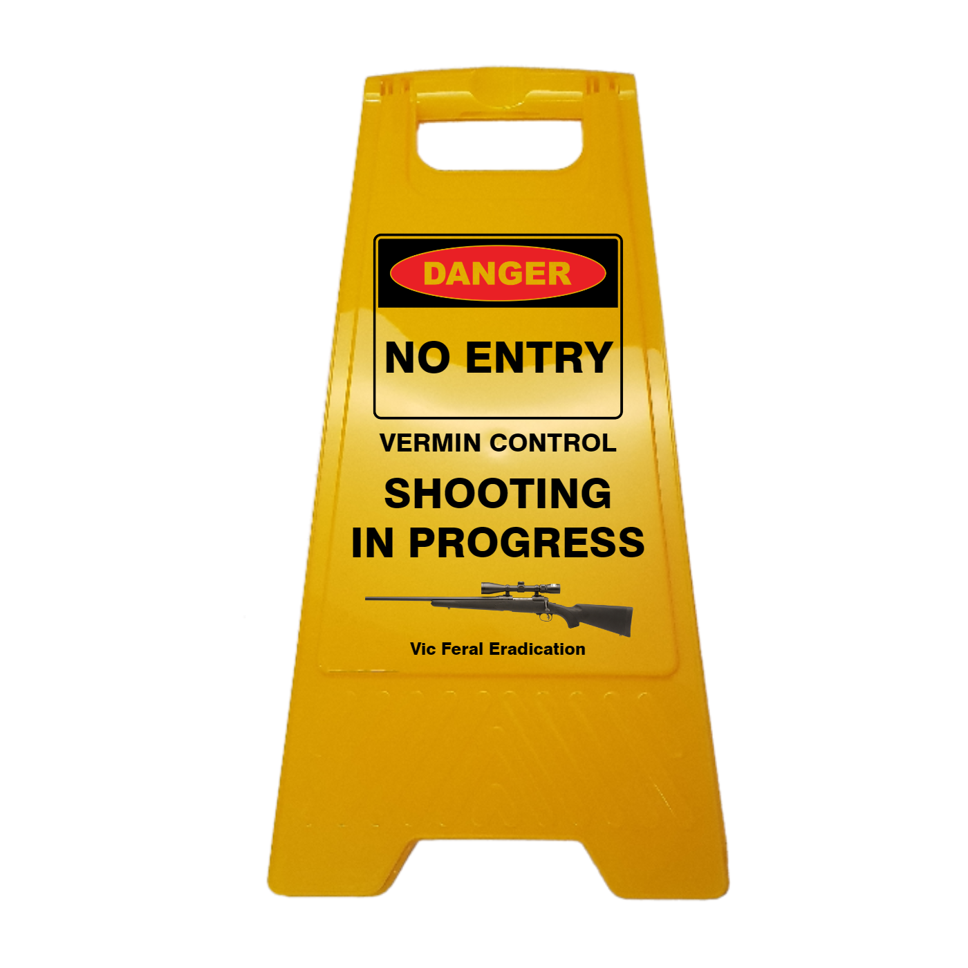 New CUSTOM Your Text Here A-Frame Floor Stand