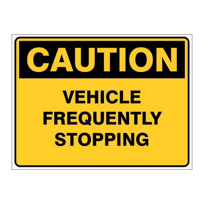 Custom Text Caution Sign