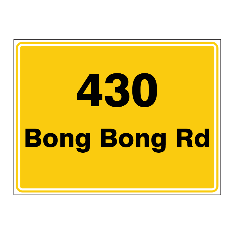Custom general sign