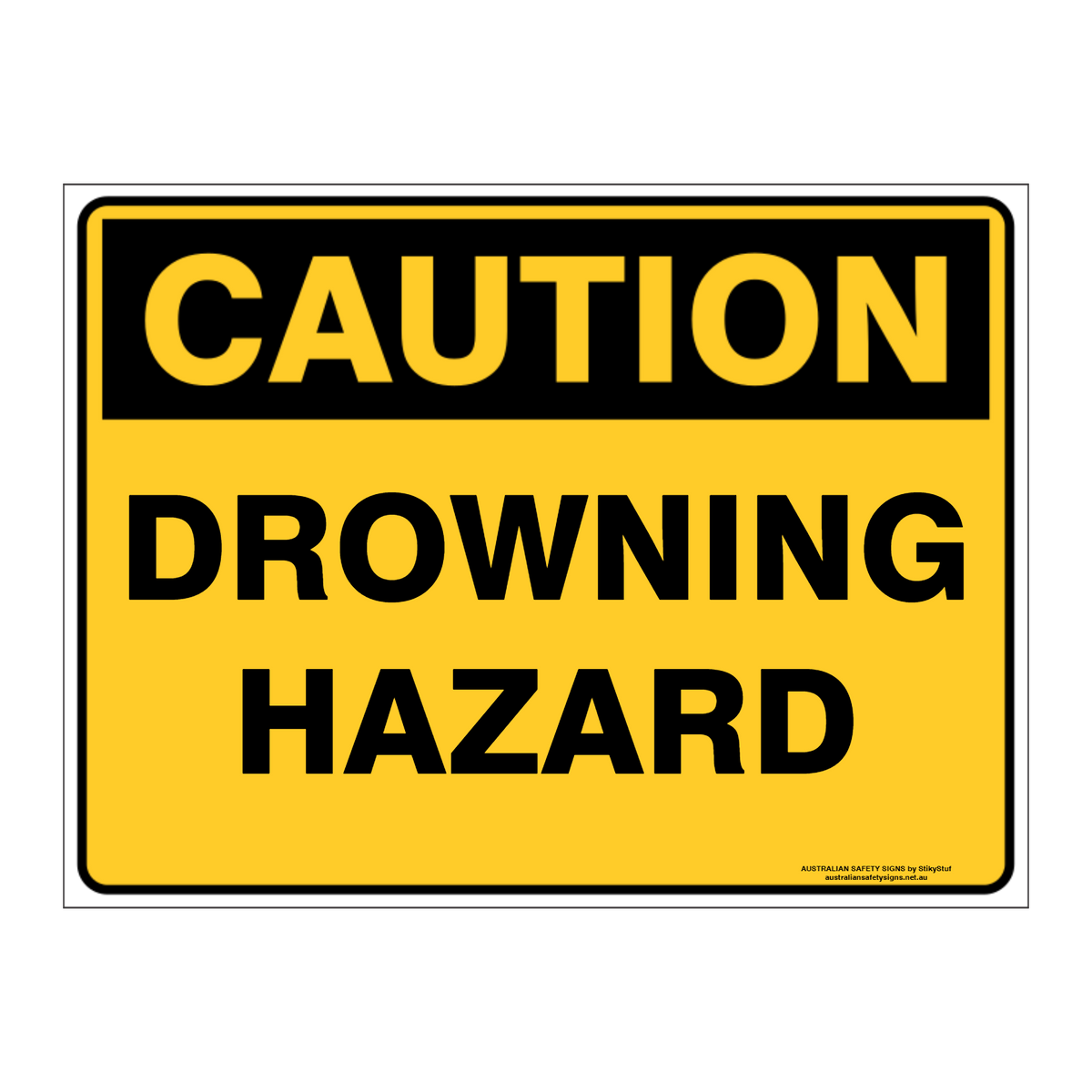 Custom Text Caution Sign