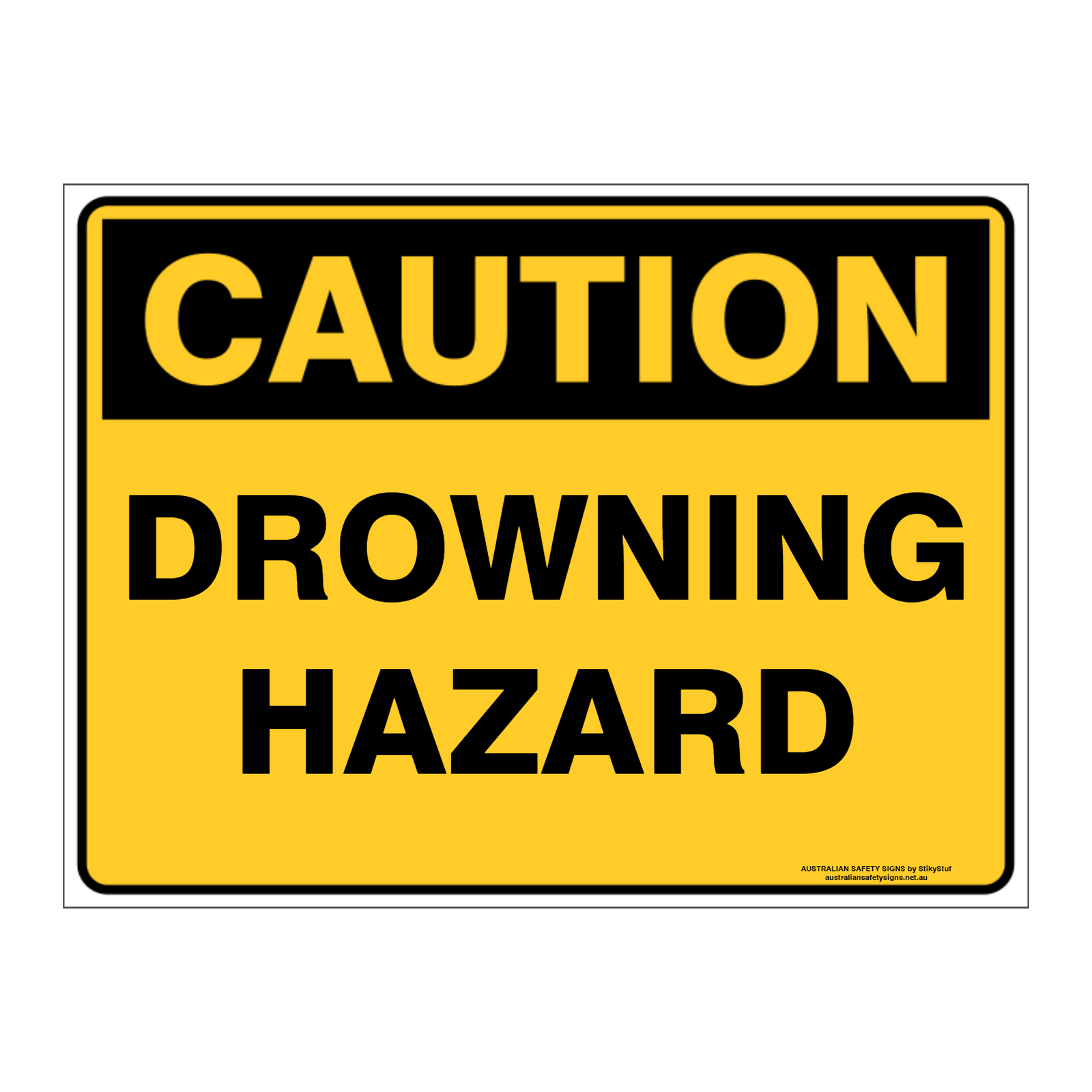 Custom Text Caution Sign