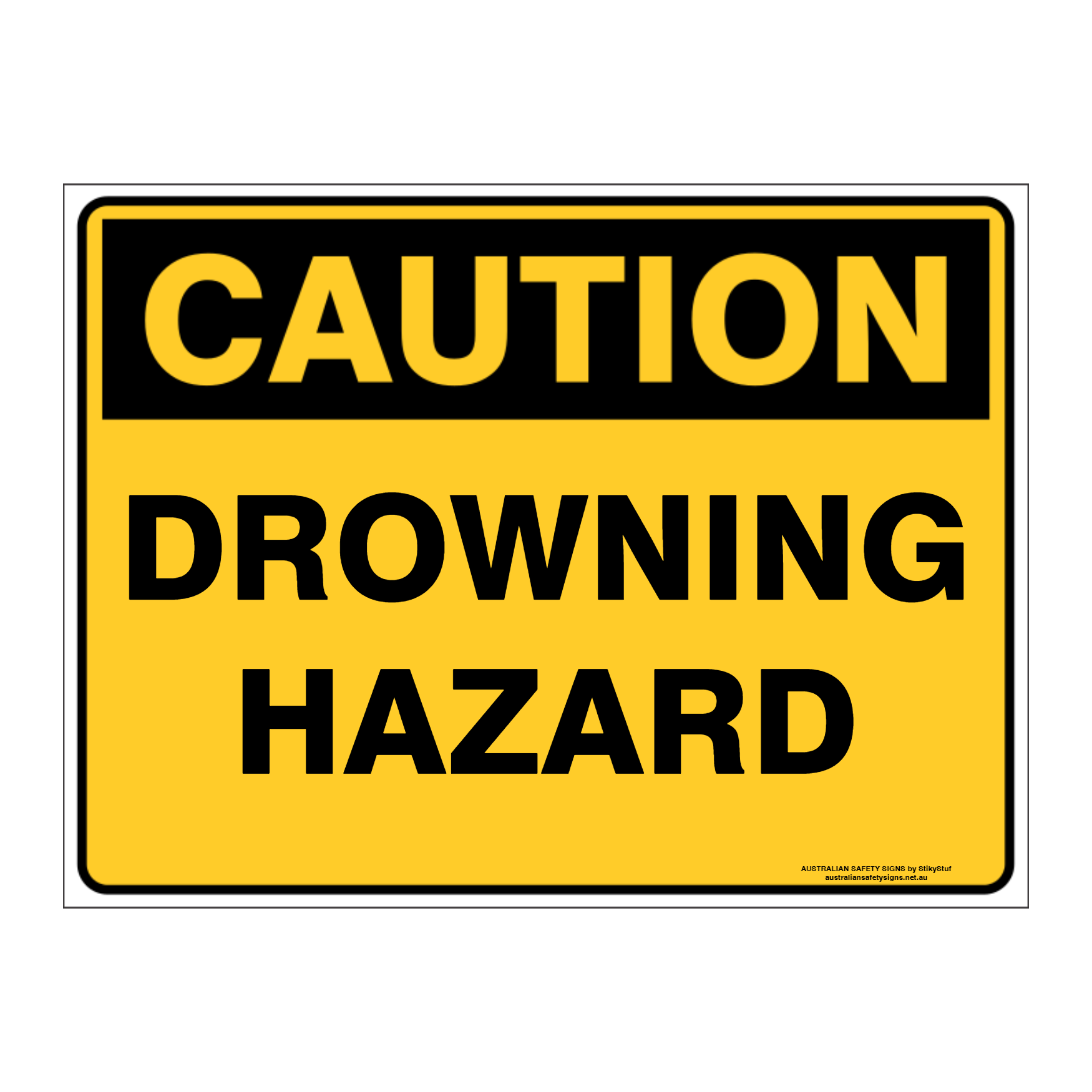 Custom Text Caution Sign