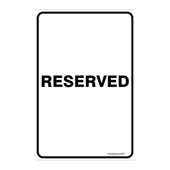 CUSTOM PARKING SIGN