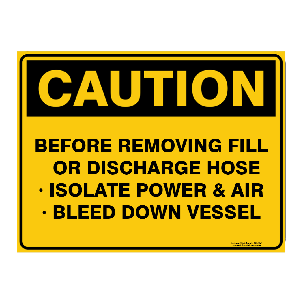 Custom Text Caution Sign