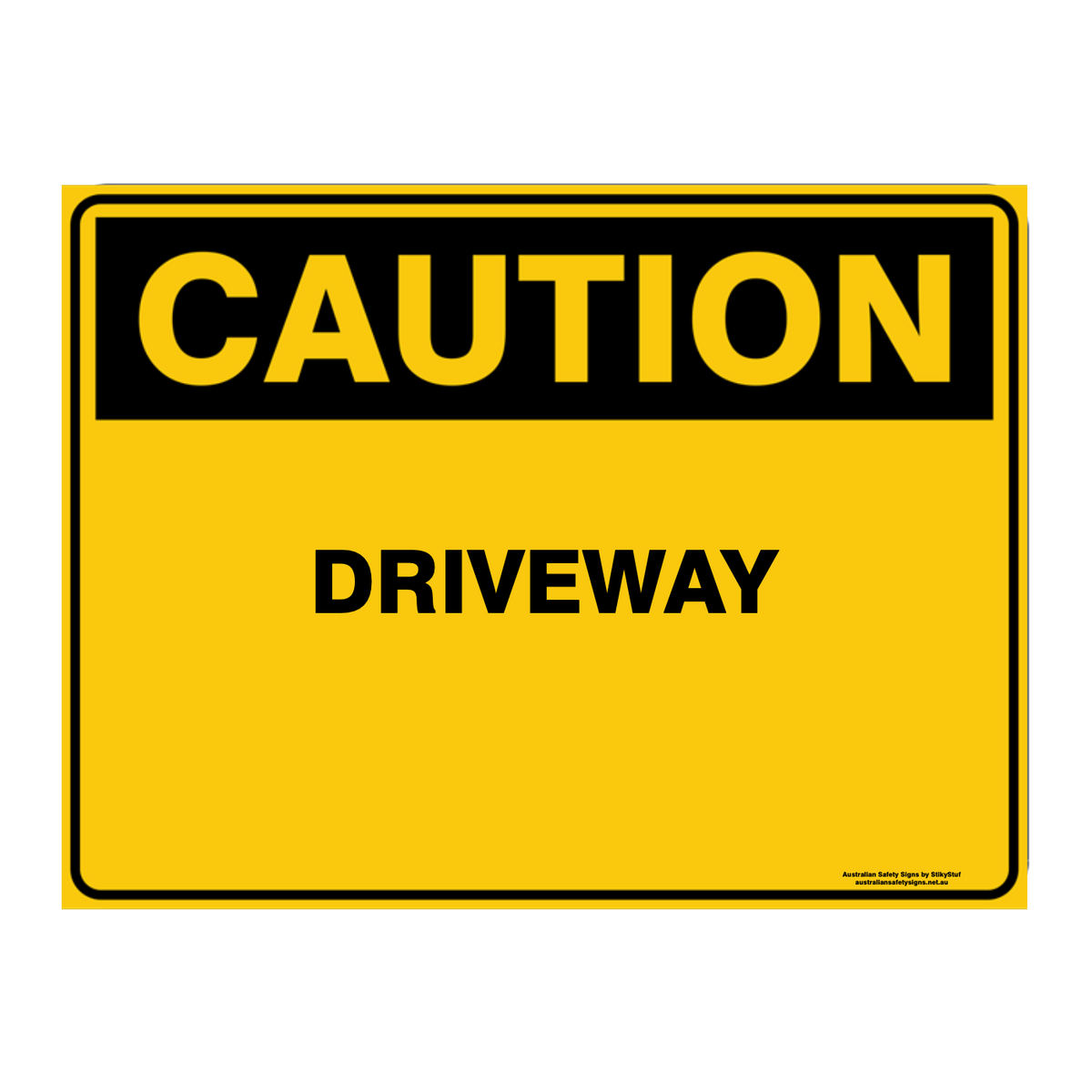 Custom Text Caution Sign