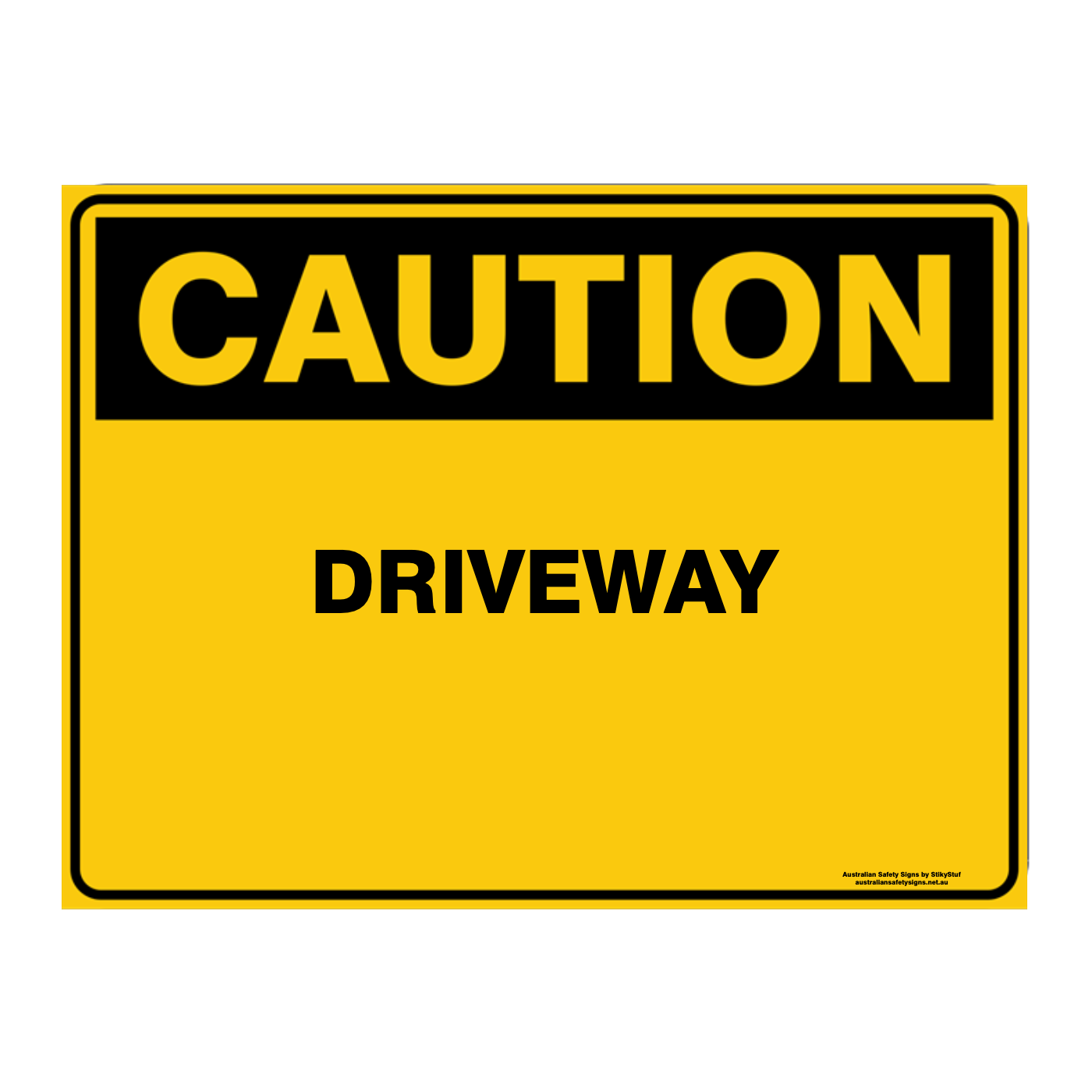 Custom Text Caution Sign