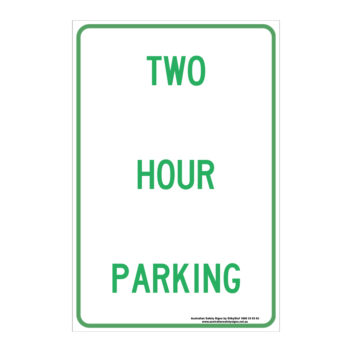 CUSTOM PARKING SIGN