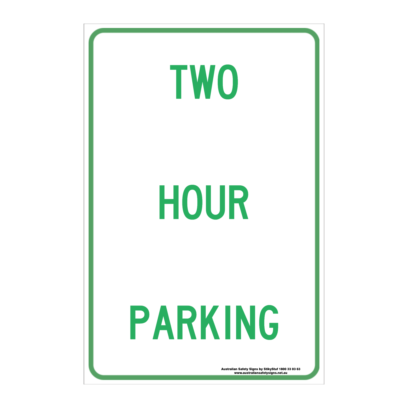 CUSTOM PARKING SIGN