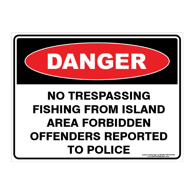 Danger Custom Text Sign
