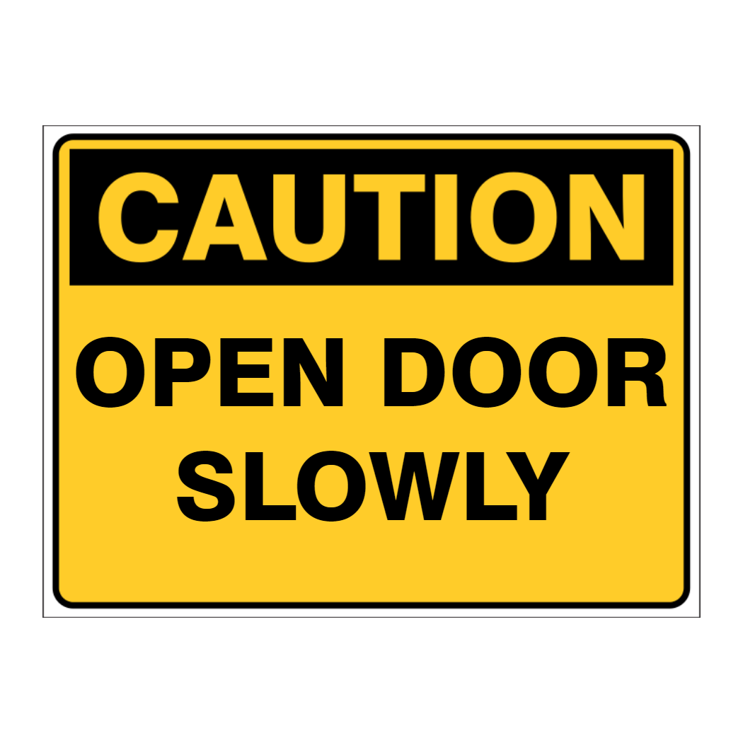 Custom Text Caution Sign