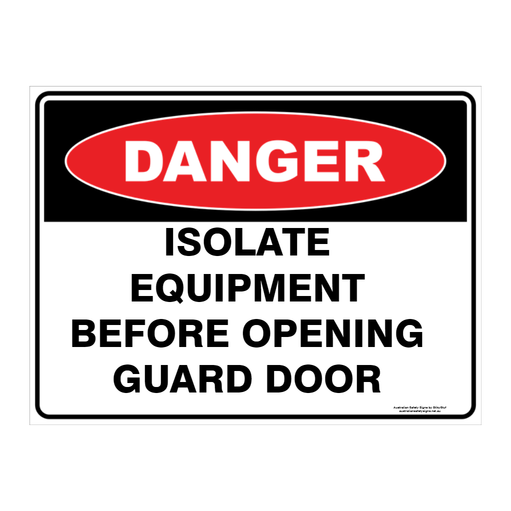 Danger Custom Text Sign