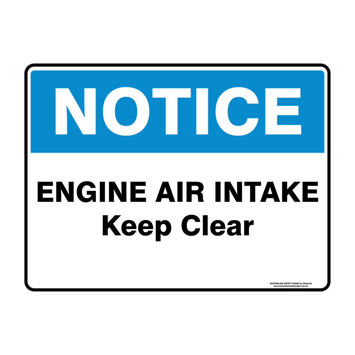 NOTICE CUSTOM TEXT SIGN