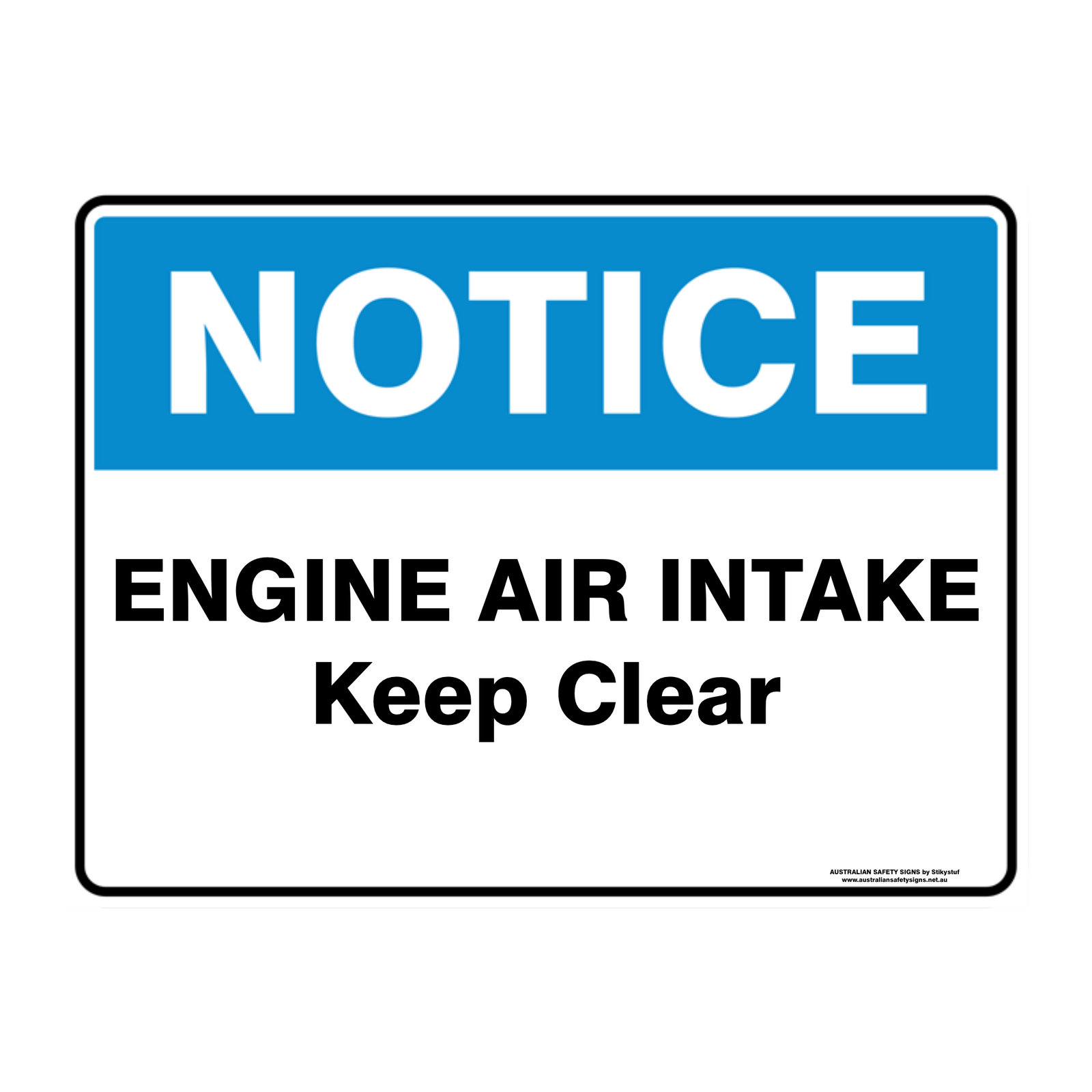 NOTICE CUSTOM TEXT SIGN