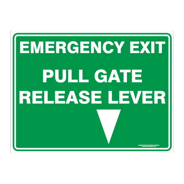Custom Text Emergency Sign