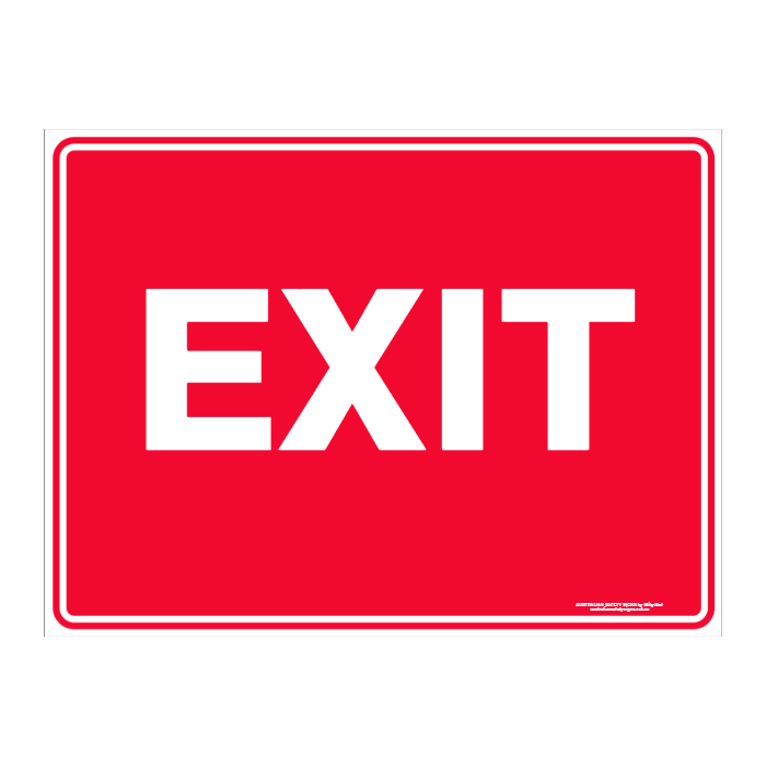 Custom Text Emergency Sign