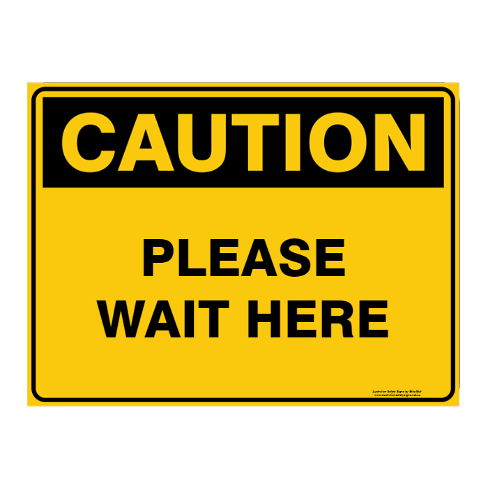 Custom Text Caution Sign